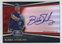 Bubba Starling #/25