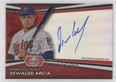 2012 Bowman Platinum - Autographed Prospects - Red Refractor #AP-OA - Oswaldo Arcia /25