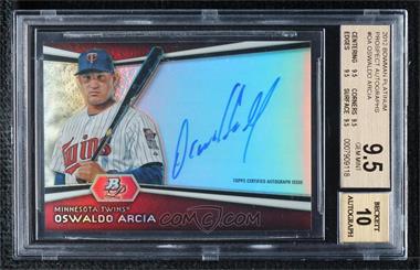 2012 Bowman Platinum - Autographed Prospects #AP-OA - Oswaldo Arcia [BGS 9.5 GEM MINT]