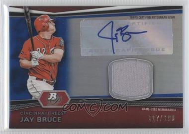 2012 Bowman Platinum - Autographed Relic - Blue Refractor #AR-JB - Jay Bruce /199