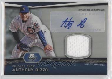 2012 Bowman Platinum - Autographed Relic #AR-AR - Anthony Rizzo