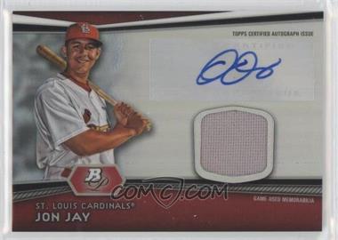 2012 Bowman Platinum - Autographed Relic #AR-JJ - Jon Jay