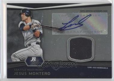 2012 Bowman Platinum - Autographed Relic #AR-JMO - Jesus Montero