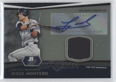 2012 Bowman Platinum - Autographed Relic #AR-JMO - Jesus Montero