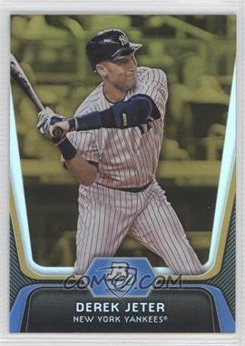 2012 Bowman Platinum - [Base] - Gold #14 - Derek Jeter