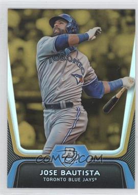 2012 Bowman Platinum - [Base] - Gold #22 - Jose Bautista