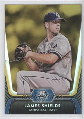 2012 Bowman Platinum - [Base] - Gold #26 - James Shields