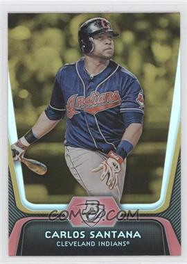 2012 Bowman Platinum - [Base] - Gold #41 - Carlos Santana