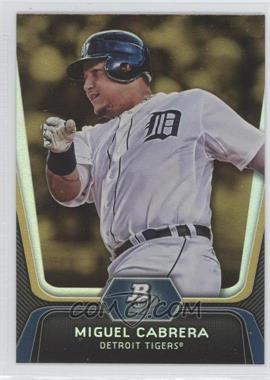 2012 Bowman Platinum - [Base] - Gold #6 - Miguel Cabrera