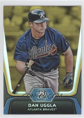 2012 Bowman Platinum - [Base] - Gold #63 - Dan Uggla