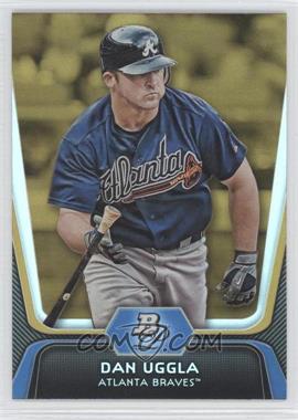 2012 Bowman Platinum - [Base] - Gold #63 - Dan Uggla [Noted]