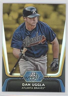 2012 Bowman Platinum - [Base] - Gold #63 - Dan Uggla