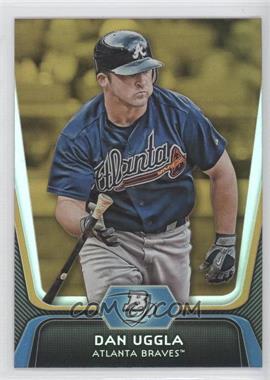 2012 Bowman Platinum - [Base] - Gold #63 - Dan Uggla