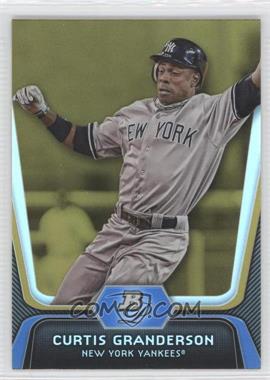 2012 Bowman Platinum - [Base] - Gold #72 - Curtis Granderson