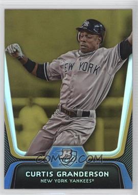 2012 Bowman Platinum - [Base] - Gold #72 - Curtis Granderson