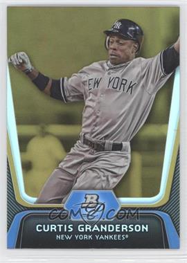 2012 Bowman Platinum - [Base] - Gold #72 - Curtis Granderson