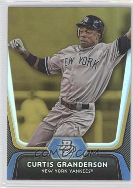 2012 Bowman Platinum - [Base] - Gold #72 - Curtis Granderson