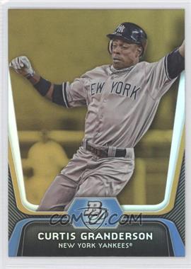 2012 Bowman Platinum - [Base] - Gold #72 - Curtis Granderson