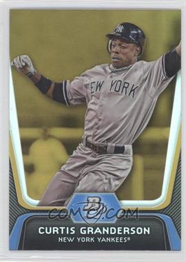 2012 Bowman Platinum - [Base] - Gold #72 - Curtis Granderson