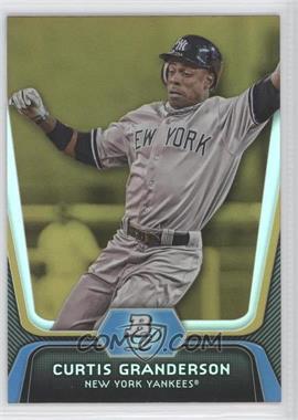 2012 Bowman Platinum - [Base] - Gold #72 - Curtis Granderson