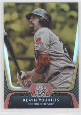 2012 Bowman Platinum - [Base] - Gold #75 - Kevin Youkilis