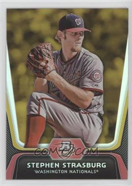 2012 Bowman Platinum - [Base] - Gold #80 - Stephen Strasburg