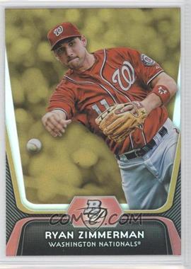 2012 Bowman Platinum - [Base] - Gold #86 - Ryan Zimmerman