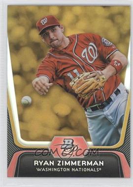 2012 Bowman Platinum - [Base] - Gold #86 - Ryan Zimmerman