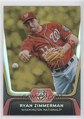 2012 Bowman Platinum - [Base] - Gold #86 - Ryan Zimmerman