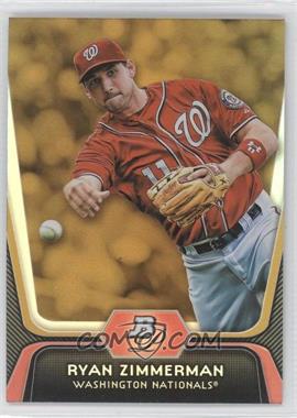 2012 Bowman Platinum - [Base] - Gold #86 - Ryan Zimmerman