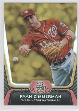 2012 Bowman Platinum - [Base] - Gold #86 - Ryan Zimmerman