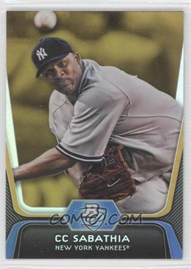 2012 Bowman Platinum - [Base] - Gold #88 - CC Sabathia