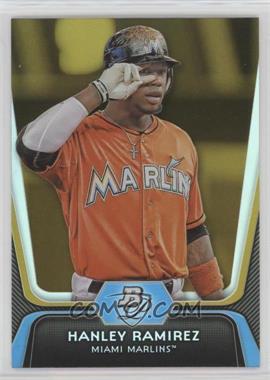 2012 Bowman Platinum - [Base] - Gold #89 - Hanley Ramirez