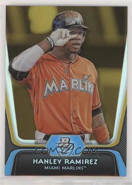 2012 Bowman Platinum - [Base] - Gold #89 - Hanley Ramirez