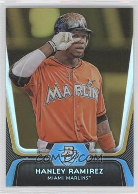 2012 Bowman Platinum - [Base] - Gold #89 - Hanley Ramirez