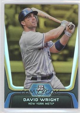 2012 Bowman Platinum - [Base] - Gold #90 - David Wright