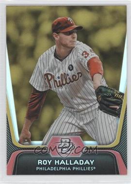 2012 Bowman Platinum - [Base] - Gold #93 - Roy Halladay