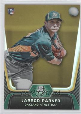 2012 Bowman Platinum - [Base] - Gold #96 - Jarrod Parker