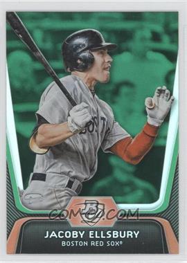 2012 Bowman Platinum - [Base] - Green #100 - Jacoby Ellsbury