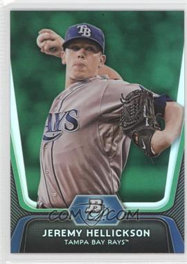 2012 Bowman Platinum - [Base] - Green #25 - Jeremy Hellickson