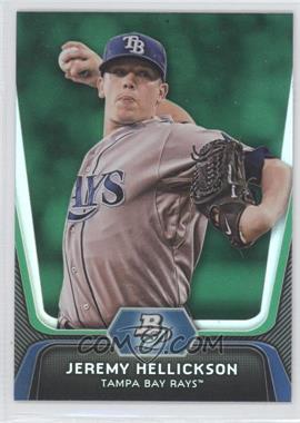 2012 Bowman Platinum - [Base] - Green #25 - Jeremy Hellickson