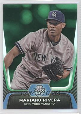 2012 Bowman Platinum - [Base] - Green #45 - Mariano Rivera