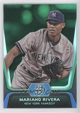 2012 Bowman Platinum - [Base] - Green #45 - Mariano Rivera