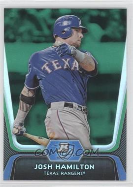 2012 Bowman Platinum - [Base] - Green #59 - Josh Hamilton