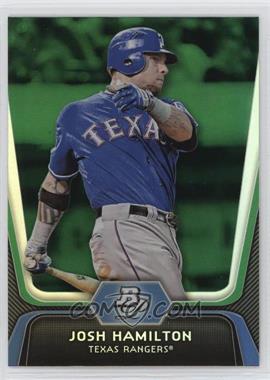 2012 Bowman Platinum - [Base] - Green #59 - Josh Hamilton