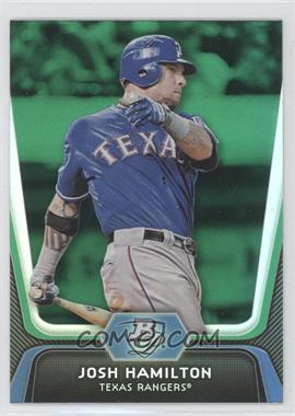 2012 Bowman Platinum - [Base] - Green #59 - Josh Hamilton