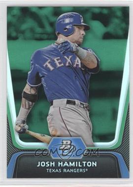 2012 Bowman Platinum - [Base] - Green #59 - Josh Hamilton