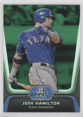 2012 Bowman Platinum - [Base] - Green #59 - Josh Hamilton