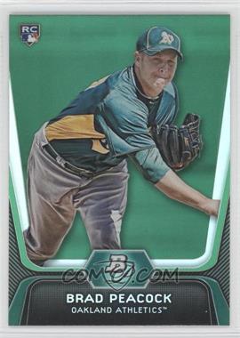 2012 Bowman Platinum - [Base] - Green #60 - Brad Peacock