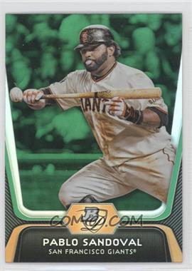 2012 Bowman Platinum - [Base] - Green #77 - Pablo Sandoval